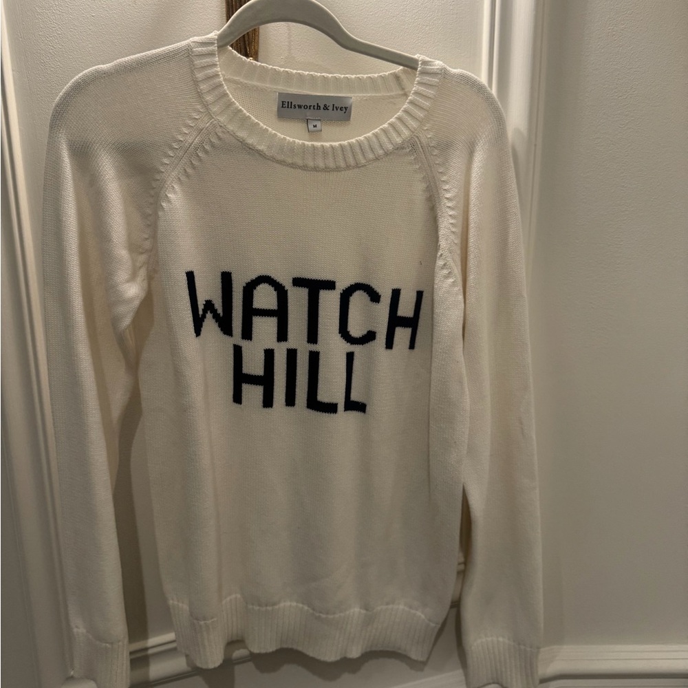 Cream Crew Neck Ellsworth & Ivey Sweater
